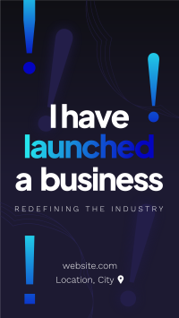 Corporate Business Launch Instagram Story Design