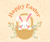 Modern Easter Bunny Facebook post Image Preview