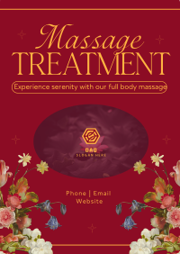 Floral Elegant Spa Flyer Image Preview