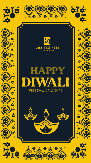Diwali Festival Facebook story Image Preview