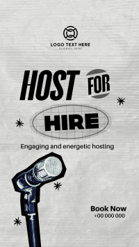 Hiring Event Host YouTube Short Design