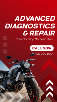 Motorcycle Advance Diagnostic and Repair TikTok video Image Preview