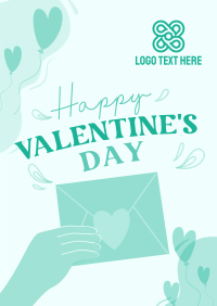 Valentines Day Greeting Flyer Image Preview
