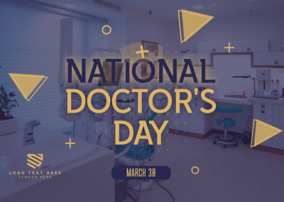 National Doctor's Day Postcard Image Preview