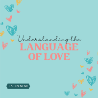Language of Love Instagram Post Design