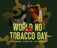Say No to Tobacco Facebook Post Design