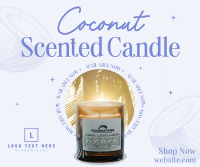 Coconut Scented Candle Facebook post Image Preview