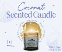 Coconut Scented Candle Facebook post Image Preview