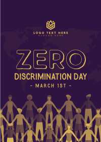 Zero Discrimination Celebration Poster Image Preview