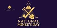 Miner's Day Badge Twitter post Image Preview