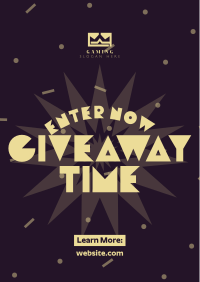 Confetti Enter Giveaway Poster Image Preview