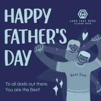 Jolly Father's Day  Instagram post Image Preview