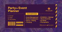 Fun Party Planner Facebook Ad Design