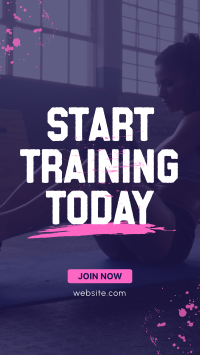 Grunge Fitness Instagram Story Design