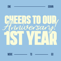 Simple Anniversary Greeting Instagram Post Preview