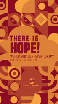 Hope Suicide Prevention Facebook Story Design