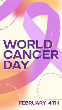 Gradient World Cancer Day TikTok Video Preview