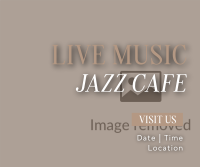 Cafe Jazz Facebook Post Design