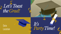 Elegant Graduation Facebook event cover Image Preview