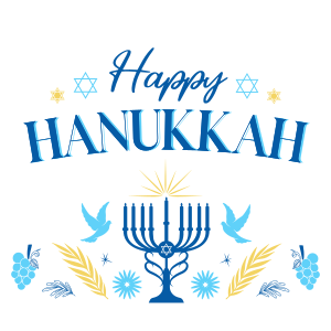 Hanukkah Menorah Instagram post Image Preview