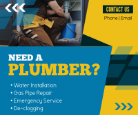 Simple Plumbing Services Facebook post Image Preview