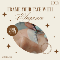 Elegant Eyelash Instagram post Image Preview