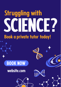 Science Private Tutorial Poster Design