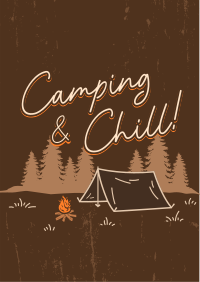 Camping Adventure Outdoor Flyer Design