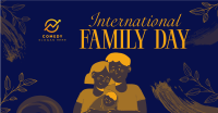Floral Family Day Facebook Ad Design