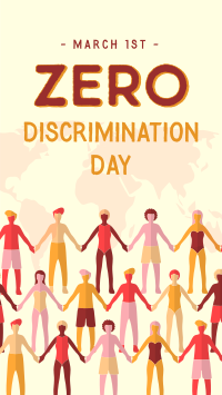 Zero Discrimination Celebration Instagram Story Design