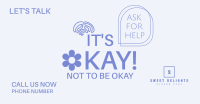 Let's Talk Mental Health Facebook ad Image Preview