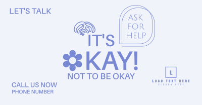 Let's Talk Mental Health Facebook ad Image Preview