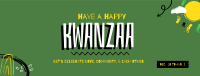 A Happy Kwanzaa Facebook cover Image Preview
