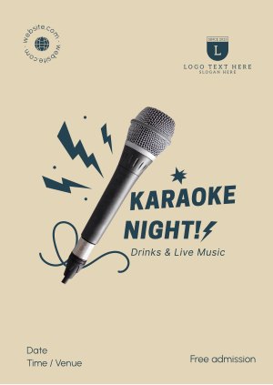 Karaoke Night Blast Poster Image Preview