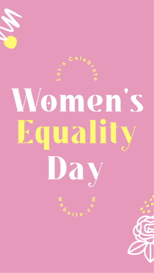 Equality For Women Instagram story