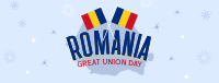 Romania Great Union Day Facebook cover Image Preview