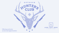 Join The Hunter's Club Facebook Event Cover Design