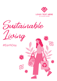 Sustainable Living Flyer Design