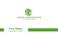 Green Natural Letter Y Business Card Image Preview