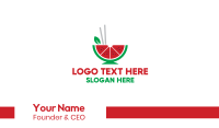 Watermelon Restaurant Business Card Image Preview