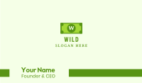 Money Dollar Bill Lettermark Business Card Image Preview
