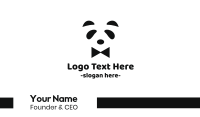 Panda Tuxedo Business Card Design