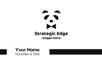 Panda Tuxedo Business Card Image Preview