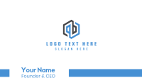 Abstract & Hexagonal Business Card Image Preview