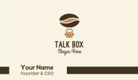 Coffee Hot Air Balloon Business Card Image Preview