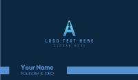 Rocket Letter A Business Card Image Preview