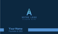 Rocket Letter A Business Card Image Preview