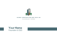 Modern Building Letter I Business Card Image Preview