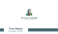 Modern Building Letter I Business Card Image Preview