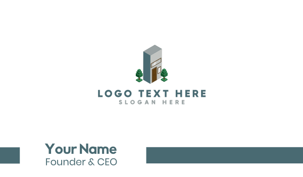 Modern Building Letter I Business Card Design Image Preview